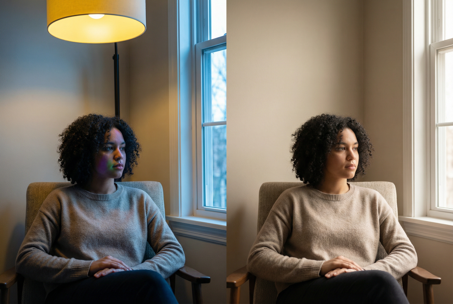 indoor scene comparison