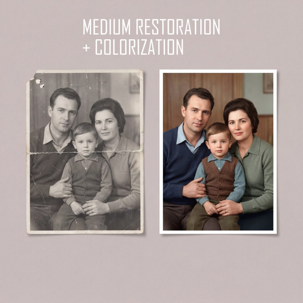 medium restoration colorization