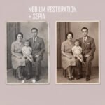 medium restoration sepia